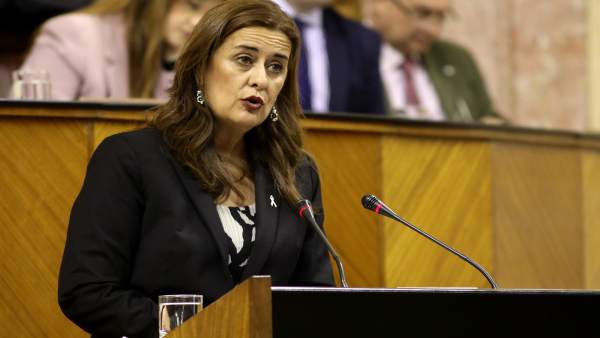 Sonia Gaya en el Pleno del Parlamento Sonia Gaya en el Pleno del Parlamento