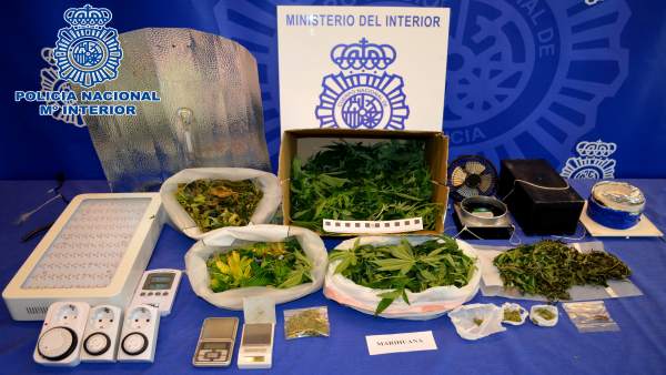 Droga incautada por la Policía en Logroño Droga incautada por la Policía en Logroño