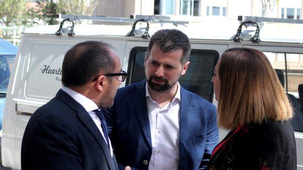 Luis Tudanca, en su visita a Soria. 26-4-2018 Luis Tudanca, en su visita a Soria. 26-4-2018