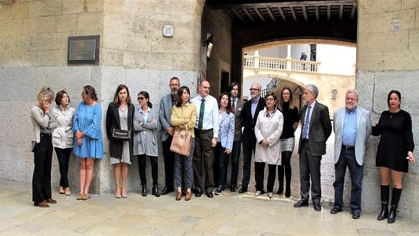 Jueces y fiscales concentrados en la Audiencia Jueces y fiscales concentrados en la Audiencia