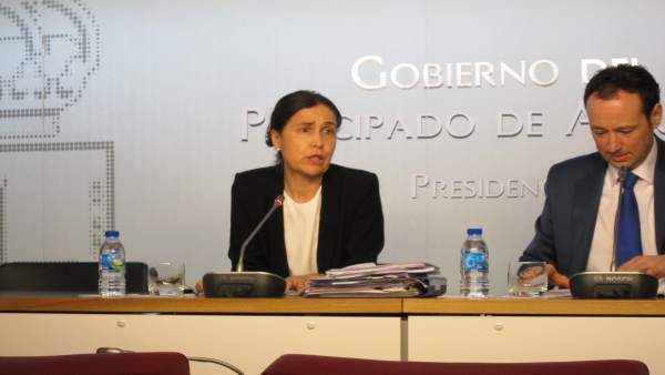 La consejera de Hacienda, Dolores Carcedo, en rueda de prensa La consejera de Hacienda, Dolores Carcedo, en rueda de prensa