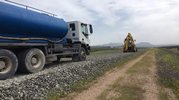 Obras en el ramal Linares-Vadollano Obras en el ramal Linares-Vadollano