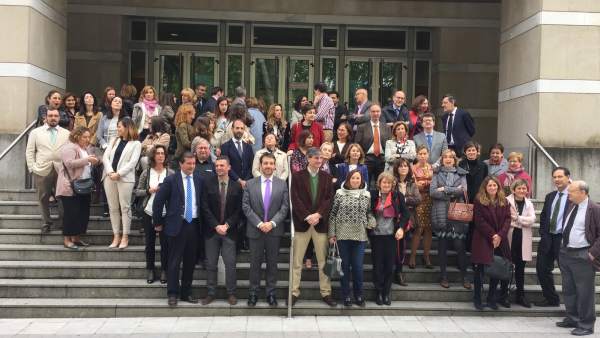 Jueces y fiscales vascos piden mejoras Jueces y fiscales vascos piden mejoras
