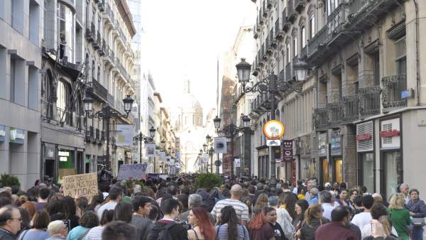 Manifestación contra la sentencia de 'La manada'. Manifestación contra la sentencia de 'La manada'.