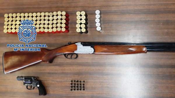 Armas incautadas por la Policía Armas incautadas por la Policía
