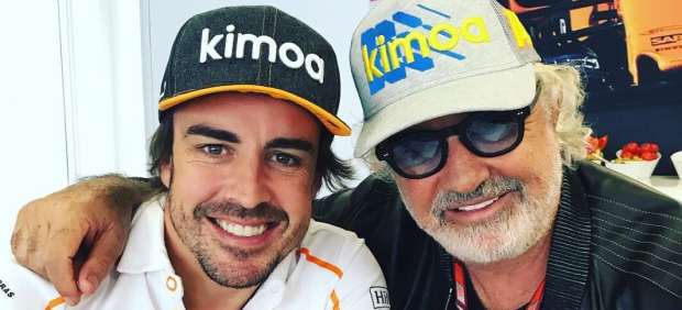 Fernando Alonso y Flavio Briatore