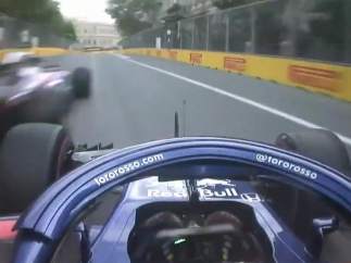 Los Toro Rosso, en la clasificación del GP de Azerbaiyán