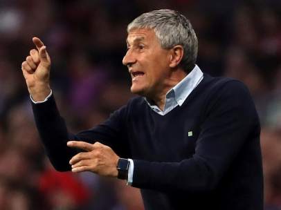 Quique Setién, entrenador del Real Betis.