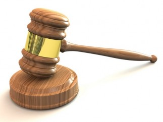Mazo de juez en un juicio