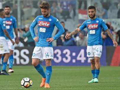 Mertens e Insigne, del Nápoles.