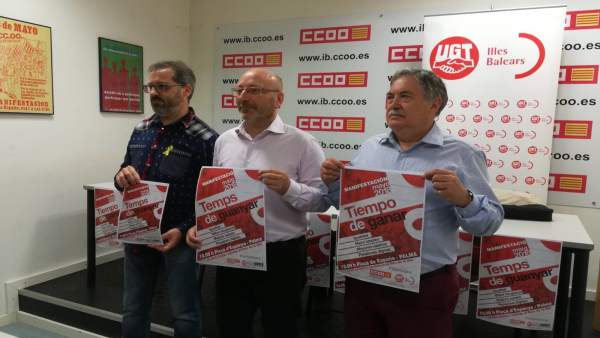 STEI, CCOO y UGT presentan los actos por el 1 de mayo STEI, CCOO y UGT presentan los actos por el 1 de mayo
