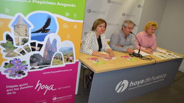 Presentación del programa de visitas guiadas por la Comarca de Hoya de Huesca Presentación del programa de visitas guiadas por la Comarca de Hoya de Huesca