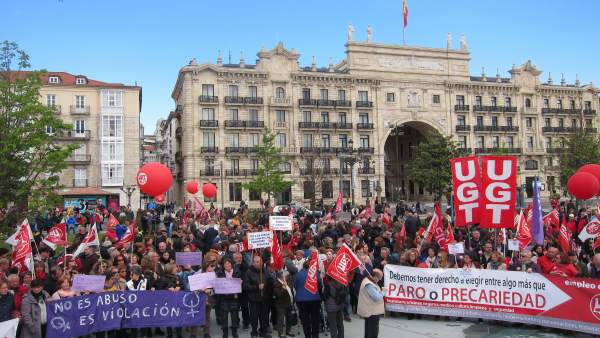 Concentración Primero de Mayo en Santander Concentración Primero de Mayo en Santander