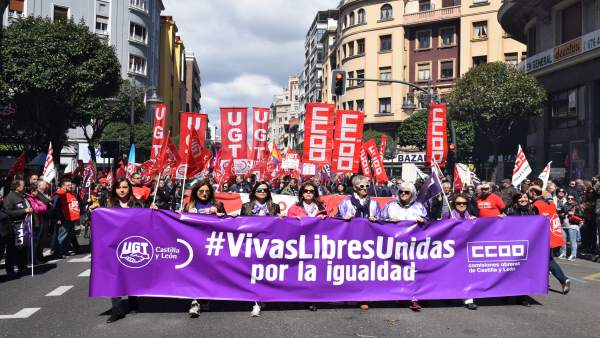 Manifestación en León con motivo del 1 de Mayo Manifestación en León con motivo del 1 de Mayo