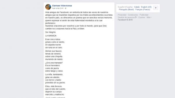 Poema de las Clarisas de Villaviciosa. Poema de las Clarisas de Villaviciosa.