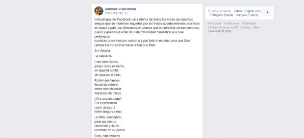 Poema de las Clarisas de Villaviciosa.