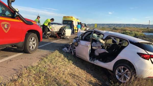 Dos heridos en un accidente de circulación en la A-124 en Erla Dos heridos en un accidente de circulación en la A-124 en Erla