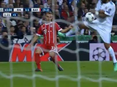 El Bayern reclamó penalti