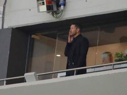 Simeone, en la semifinal de Europa League