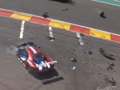 Ford accidentado en Spa