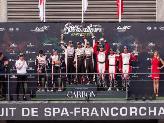 Podio de las 6 horas de Spa