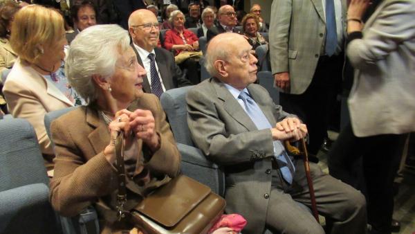 El expresidente de la Generalitat Jordi Pujol y su mujer El expresidente de la Generalitat Jordi Pujol y su mujer
