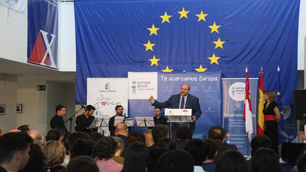 Martínez Guijarro en el acto del Día de Europa Martínez Guijarro en el acto del Día de Europa