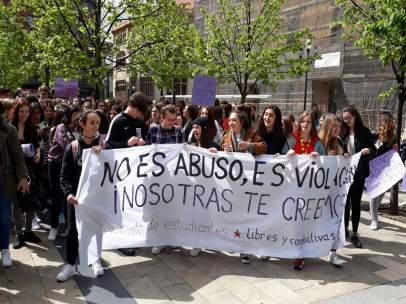 Manifestación contra la sentencia de 'La Manada'
