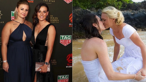 Chloe Logarzo y Jasmine Peters, Erin Phillips y Tracy Gahan Chloe Logarzo y Jasmine Peters, Erin Phillips y Tracy Gahan