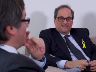 Carles Puigdemont y Quim Torra