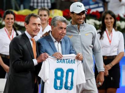 Santana, Butragueño, Nadal