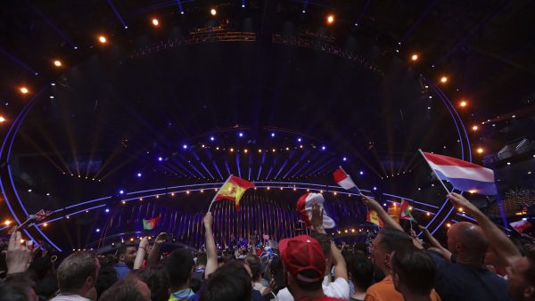 Festival de Eurovisión 2018 durante su segunda semifinal Festival de Eurovisión 2018 durante su segunda semifinal