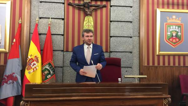 Javier Lacalle, alcalde de Burgos. Javier Lacalle, alcalde de Burgos.