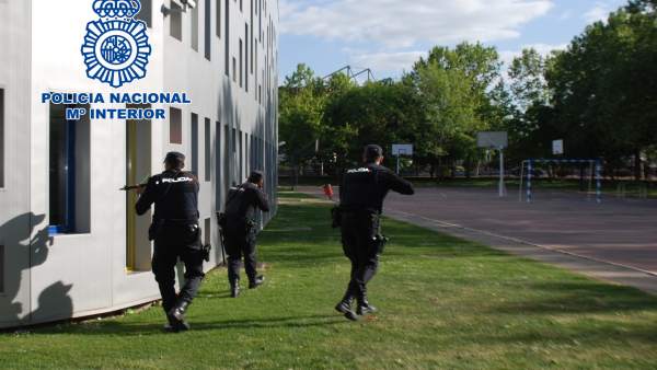 Simulacro de la Policía Nacional en Logroño Simulacro de la Policía Nacional en Logroño
