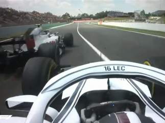 Kevin Magnussen y Charles Leclerc