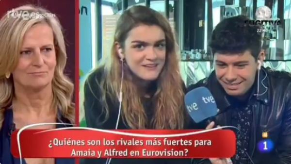 Amaia, entrevistada en TVE Amaia, entrevistada en TVE