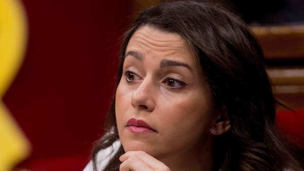 Inés Arrimadas, en el Parlament. Inés Arrimadas, en el Parlament.