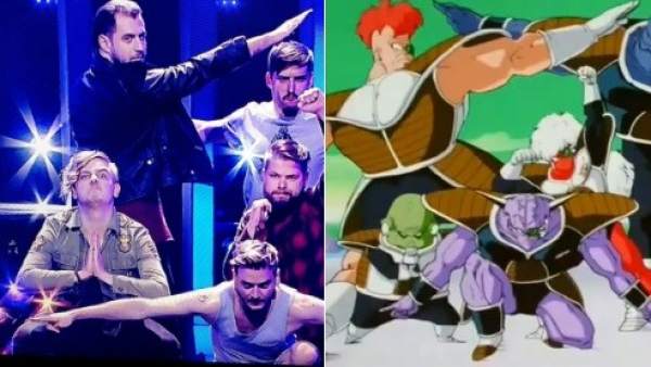 Hungría con las fuerzas especiales Ginyu en Eurovisión. Hungría con las fuerzas especiales Ginyu en Eurovisión.