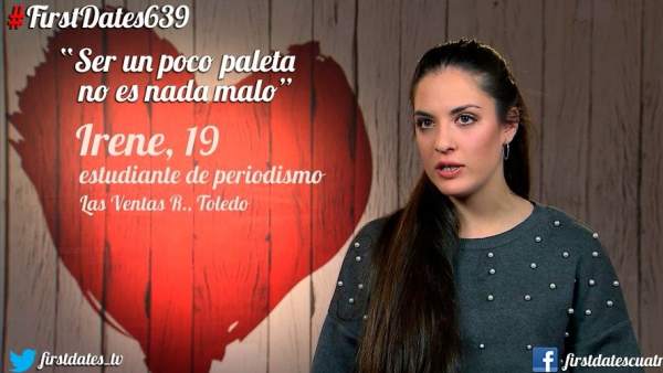 Irene en 'First Dates' Irene en 'First Dates'