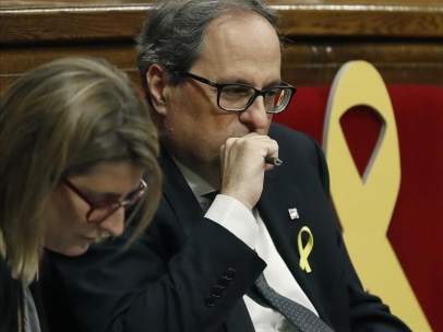 Quim Torra y Elsa Artadi