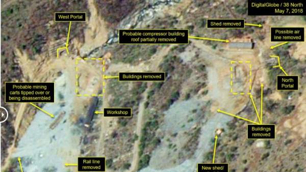 Centro de pruebas nucleares en Corea del Norte Centro de pruebas nucleares en Corea del Norte
