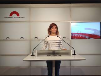 La portavoz de CatECP, Elisenda Alamany.