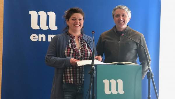 Ana Seijas y Gonzalo Rodríguez, miembros de la Coordinadora de En Marea Ana Seijas y Gonzalo Rodríguez, miembros de la Coordinadora de En Marea