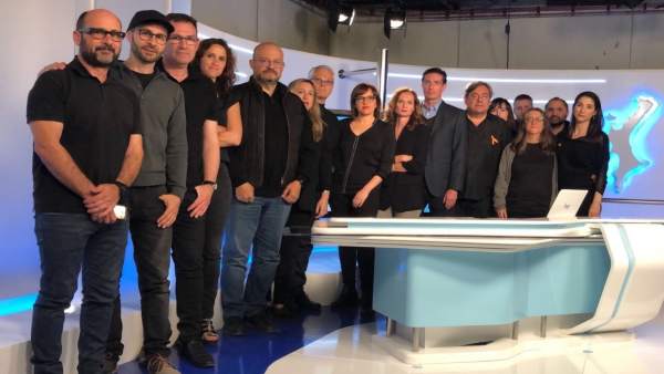Miembros de la plantilla de RTVE en Valencia Miembros de la plantilla de RTVE en Valencia