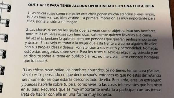 Consejos para seducir a mujeres rusas de la AFA Consejos para seducir a mujeres rusas de la AFA