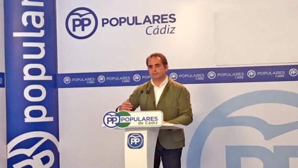 El secretario general del PP de Cádiz, Antonio Saldaña El secretario general del PP de Cádiz, Antonio Saldaña