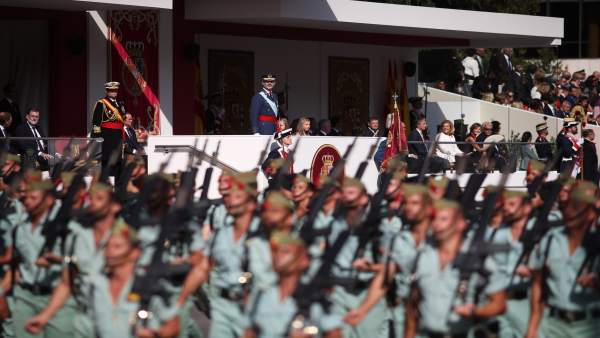 Legión, legionario, legionarios en el desfile del 12 de octubre del 2017 Legión, legionario, legionarios en el desfile del 12 de octubre del 2017