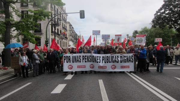 Manifestación por las pensiones Manifestación por las pensiones