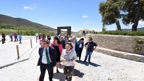 Visita de José Entrena a Puerto Lope Visita de José Entrena a Puerto Lope