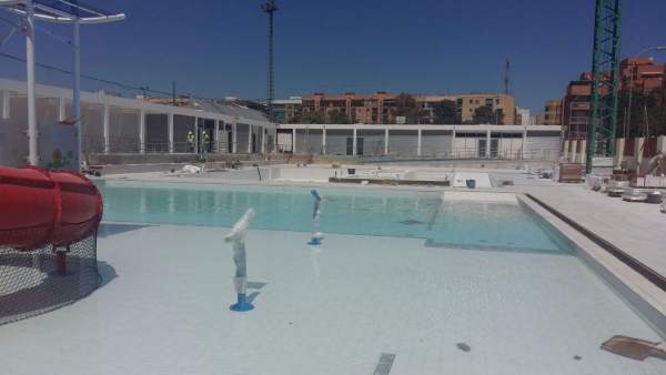 Trabajos en la piscina municipal de Paterna Trabajos en la piscina municipal de Paterna